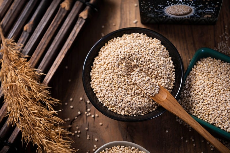 Quinoa grains